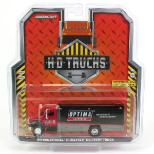 Manufacturer_Greenlight Collectibles Box Trucks & Trailers<1/64 International Durastar 4400 Delivery Truck, OPTIMA Batteries, HD Truck Series 24