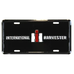 Outback Toys Tools & Auto<International Harvester Black 12in x 6in License Plate