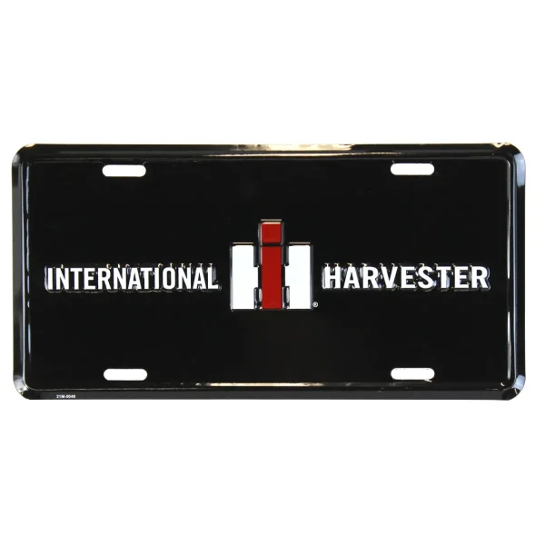 Outback Toys Tools & Auto<International Harvester Black 12in x 6in License Plate