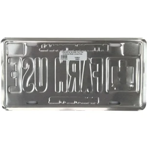 Outback Toys Tools & Auto<International Harvester Farm Use Embossed Metal License Plate