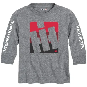 Outback Toys Ih Farmall<International Harvester Logo Youth Long Sleeve T-shirt