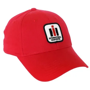 Outback Toys Ih Farmall<International Harvester Logo Solid Red Cap