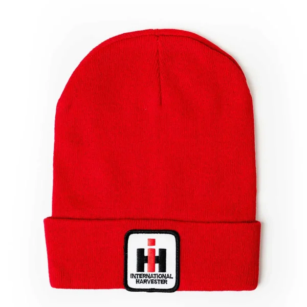 Outback Toys Ih Farmall<International Harvester Logo Red Beanie Hat