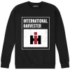 Outback Toys Ih Farmall<International Harvester Logo Black Crew Neck Sweatshirt
