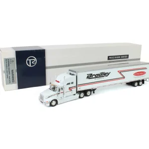 Manufacturer_Other Box Trucks & Trailers<1/53 International 9400i Bradley Trucking Semi with Wabash Duraplate Trailer