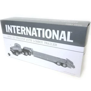 Manufacturer_First Gear, Inc. Lowboys & Flatbeds<1/32 International RF 200 Semi Tractor with Lowboy, International Trucks Decal