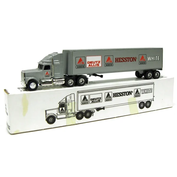 Manufacturer_ERTL Box Trucks & Trailers<1/64 International Semi with AGCO Logos on Trailer, Made in the USA