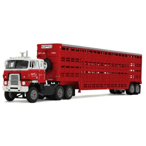 Manufacturer_DCP by First Gear Agricultural Trucks<1/64 International TranStar COE with 45ft Wilson Livestock Trailer, Koppes Truck Line, DCP by First Gear