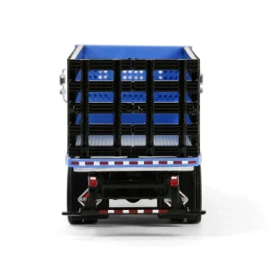 Manufacturer_Greenlight Collectibles Tow & Straight Trucks<1/64 2018 International WorkStar Platform Stake, Blue, S.D. Trucks Series 19