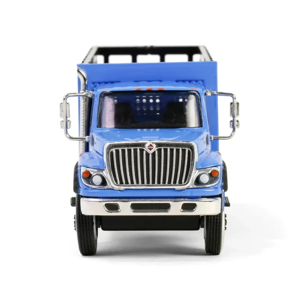 Manufacturer_Greenlight Collectibles Tow & Straight Trucks<1/64 2018 International WorkStar Platform Stake, Blue, S.D. Trucks Series 19