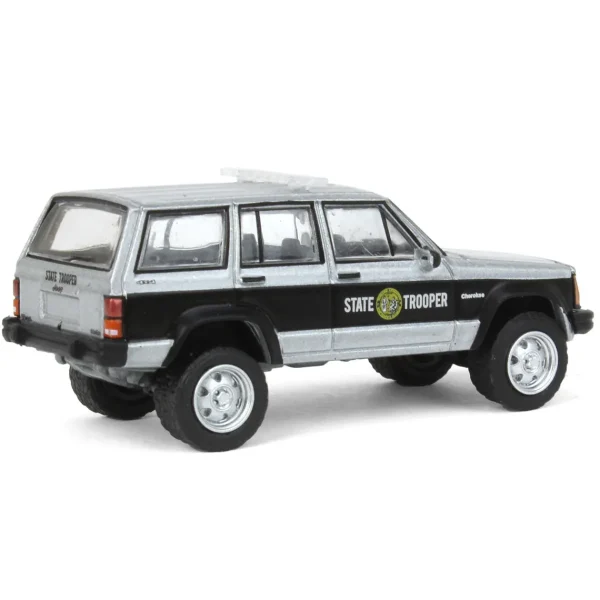 Outback Toys Emergency Vehicles<1/64 1995 Jeep Cherokee, North Carolina HWY Patrol, Hot Pursuit 43