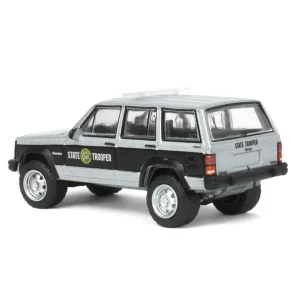 Outback Toys Emergency Vehicles<1/64 1995 Jeep Cherokee, North Carolina HWY Patrol, Hot Pursuit 43