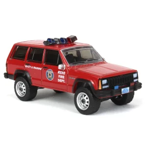 Manufacturer_Greenlight Collectibles Emergency Vehicles<1/64 1990 Jeep Cherokee Reno, Nevada Fire Department, Fire & Rescue Series 1