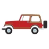 Manufacturer_Greenlight Collectibles Cars & Suvs<1/64 1980 Jeep CJ-7 Laredo, Red, All-Terrain Series 17
