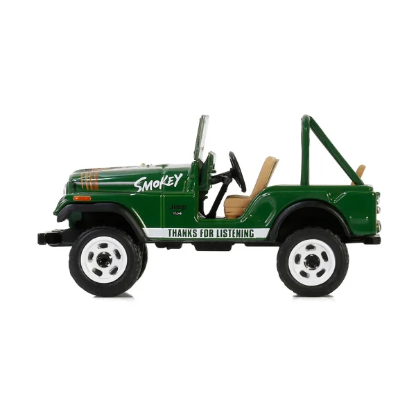 Manufacturer_Greenlight Collectibles Cars & Suvs<1/64 1975 Jeep CJ-7, Smokey Bear Series 4