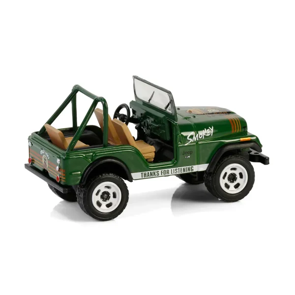 Manufacturer_Greenlight Collectibles Cars & Suvs<1/64 1975 Jeep CJ-7, Smokey Bear Series 4