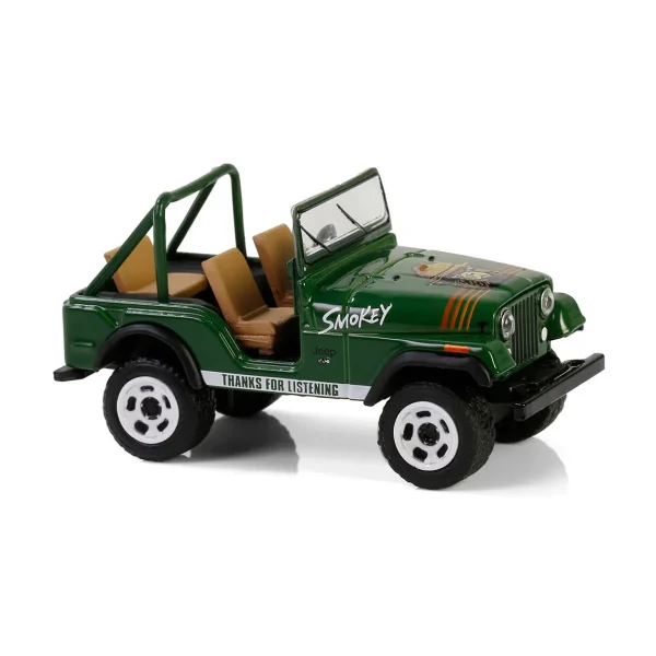Manufacturer_Greenlight Collectibles Cars & Suvs<1/64 1975 Jeep CJ-7, Smokey Bear Series 4