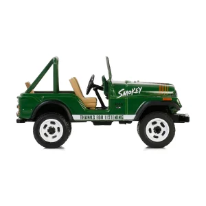 Manufacturer_Greenlight Collectibles Cars & Suvs<1/64 1975 Jeep CJ-7, Smokey Bear Series 4