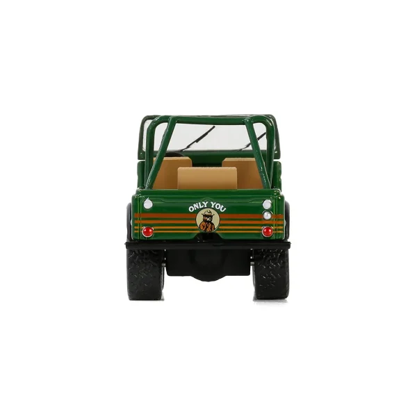 Manufacturer_Greenlight Collectibles Cars & Suvs<1/64 1975 Jeep CJ-7, Smokey Bear Series 4
