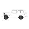 Manufacturer_Greenlight Collectibles Cars & Suvs<1/64 1971 Jeep Jeepster Commando, White, All-Terrain Series 17
