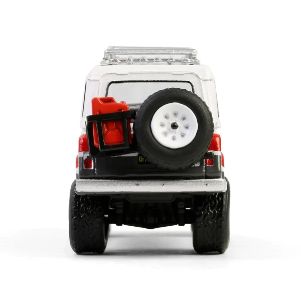 Manufacturer_Greenlight Collectibles Cars & Suvs<1/64 1970 Jeep Jeepster Commando with Off-Road Parts, Chevron Special Edition Series 1