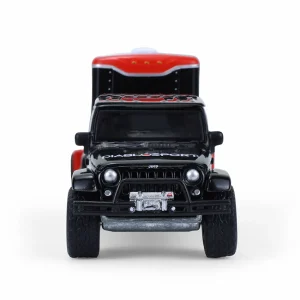 Manufacturer_Greenlight Collectibles Cars & Suvs<1/64 2012 Jeep Wrangler Unlimited with Small Cargo Trailer, Diablo Sport, Hitch & Tow Series 33