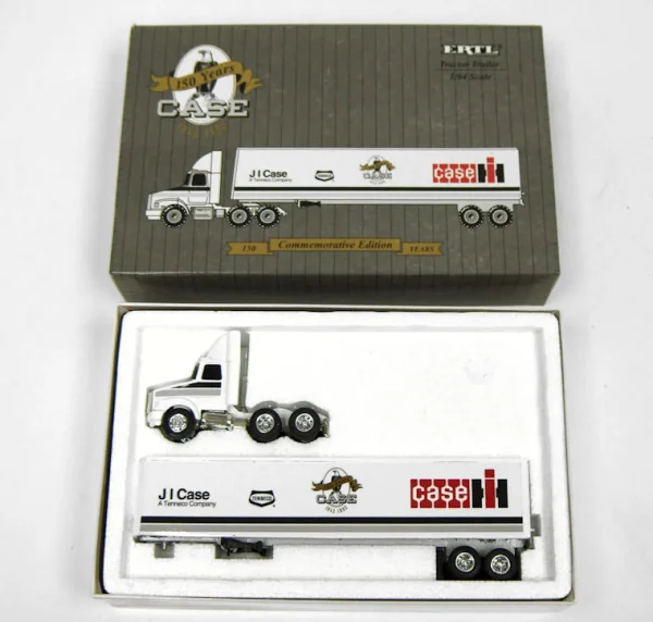Manufacturer_ERTL Box Trucks & Trailers<1/64 JI Case 150 Years Case IH Semi by ERTL, 1993 Commemorative Edition