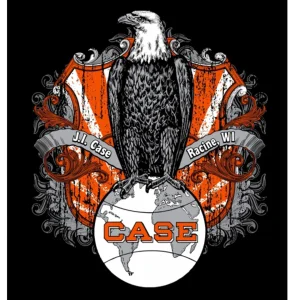 Outback Toys Case Ih & Ji Case<J.I. Case Old Abe Black Short Sleeve T-shirt