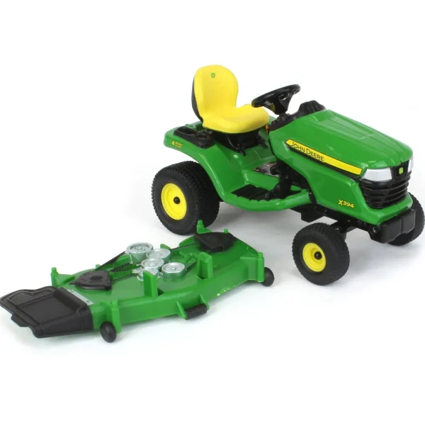 Manufacturer_ERTL Lawn & Garden<1/16 John Deere 110 & X394 60th Anniversary Lawn Tractor Set, ERTL Prestige Collection