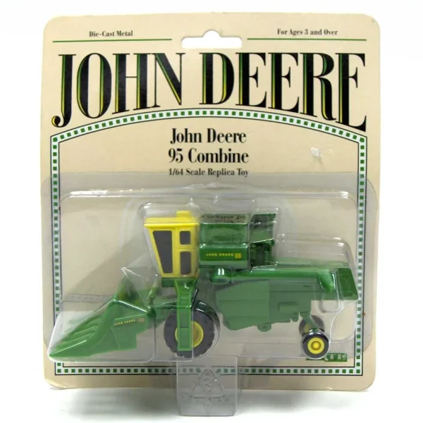 Manufacturer_ERTL Combines & Harvesters<1/64 John Deere 95 Combine with 4 Row Corn Head