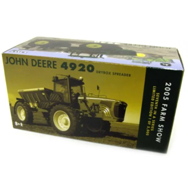 Manufacturer_ERTL Implements<1/64 John Deere 4920 Fertilizer with Silver Dry Box, 2005 Farm Show