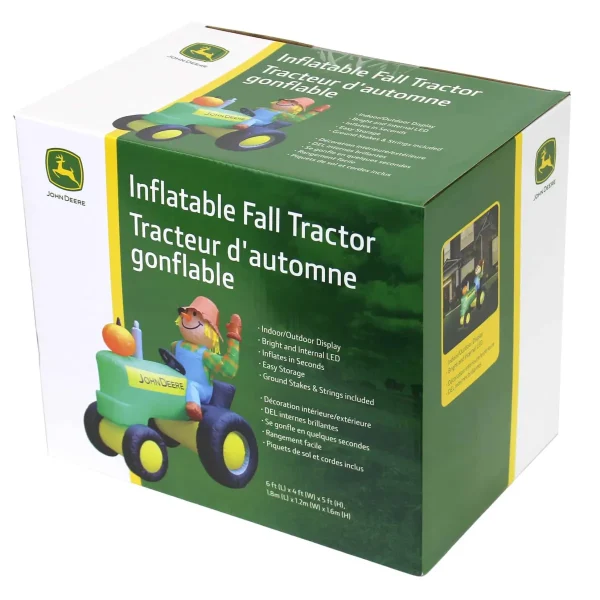 Outback Toys Christmas DéCor | Outdoor<John Deere 6 Foot Inflatable Fall Tractor with Scarecrow