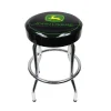 Outback Toys Kitchen | Tools & Auto<John Deere 29 Inch Black Stool with Chrome Plated Legs