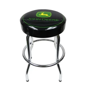 Outback Toys Kitchen | Tools & Auto<John Deere 29 Inch Black Stool with Chrome Plated Legs