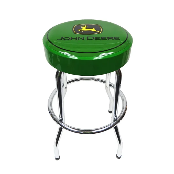 Outback Toys Kitchen | Tools & Auto<John Deere 29 Inch Green Stool with Chrome Plated Legs
