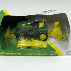Manufacturer_ERTL Lawn & Garden<1/16 John Deere 345 Lawn & Garden Tractor with Deck, Blade, Snow Blower
