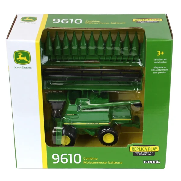 Manufacturer_ERTL Combines & Harvesters<1/64 John Deere 9610 Maximizer Combine w/ Grain & Corn Heads
