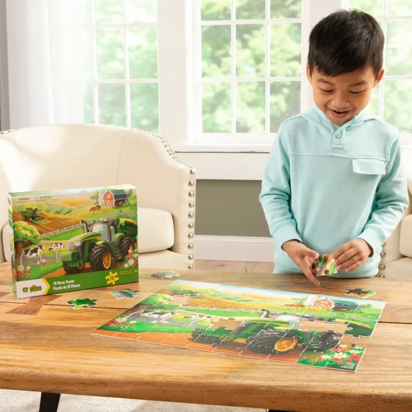 Manufacturer_ERTL Games & Puzzles | Preschool Playroom<John Deere 70 Piece Kids Puzzle