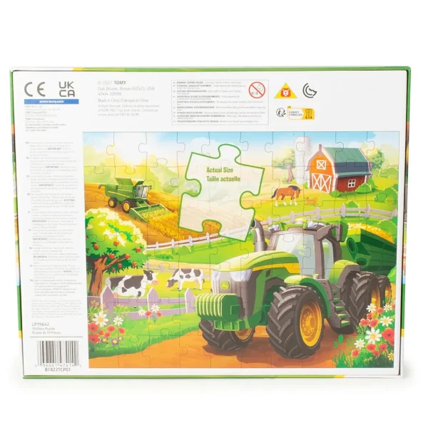 Manufacturer_ERTL Games & Puzzles | Preschool Playroom<John Deere 70 Piece Kids Puzzle