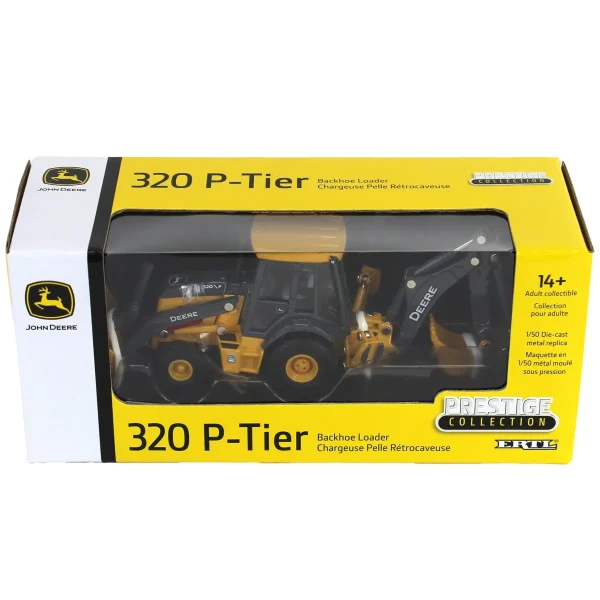 Manufacturer_ERTL Loaders<1/50 John Deere 320 P-Tier Backhoe Loader, ERTL Prestige Collection