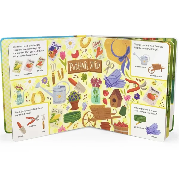 Outback Toys Books, Calendars & Dvds<John Deere Around the Farm Board Book