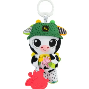 Manufacturer_ERTL Preschool Playroom | Stuffed Animals & Puppets<John Deere Bella the Cow Clip & Go™ Plush by ERTL