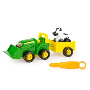 Manufacturer_ERTL Preschool Playroom<John Deere Bonnie Build-a-Buddy with Wagon and Cow