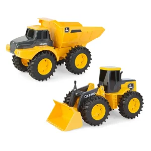 Outback Toys Loaders | Dump Trucks<John Deere Construction 11 inch Wheel Loader and Dump Truck