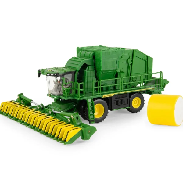 Manufacturer_ERTL Combines & Harvesters<1/64 John Deere CS770 Cotton Stripper & CP770 Cotton Picker, 75th Anniversary Set, ERTL Prestige Collection