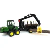 Manufacturer_Bruder Toys Forestry<1/16 John Deere 1210E Log Forwarder with Logs by Bruder
