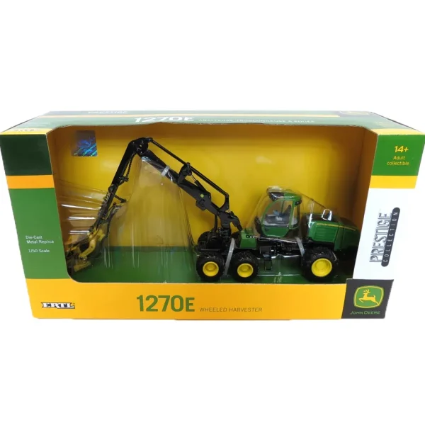 Manufacturer_ERTL Combines & Harvesters<1/50 John Deere 1270E Wheeled Tree Harvester, ERTL Prestige Collection