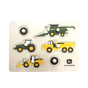 Outback Toys Games & Puzzles | Preschool Playroom<John Deere Equipment 12in x 9in Wooden Puzzle
