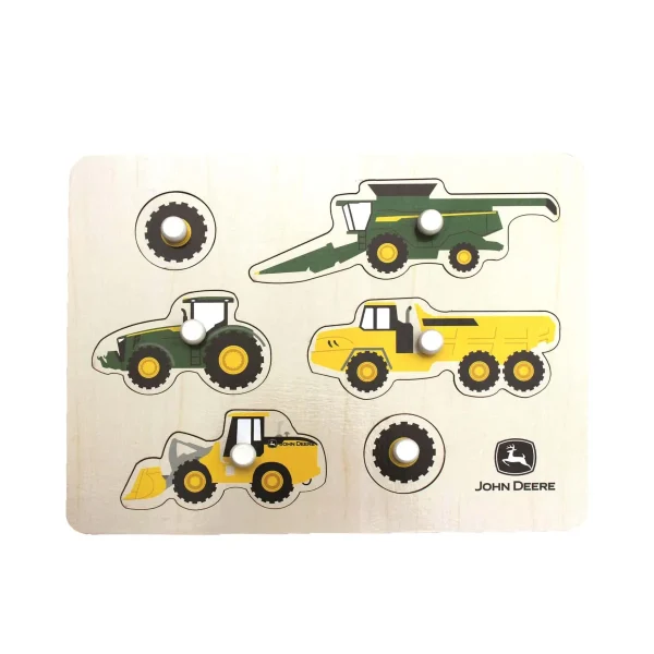 Outback Toys Games & Puzzles | Preschool Playroom<John Deere Equipment 12in x 9in Wooden Puzzle