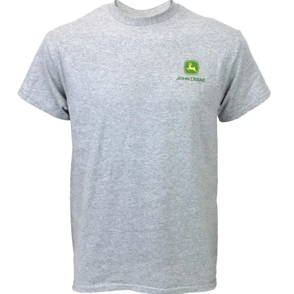 Outback Toys John Deere<John Deere Equipment RX Tractor Heather Gray Short Sleeve T-Shirt
